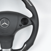 Carbon Clutch Carbon Fiber Steering Wheel 2008-2011 Mercedes C/CLS/E/GLK/SL/ SLK Custom Carbon Fiber Steering Wheel